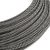  Extra low voltage power cable with silk-effect fabric coating ZigZag black and white RZ04 - 50 m