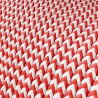  Extra low voltage power cable with silk-effect fabric coating ZigZag white and red RZ09 - 50 m