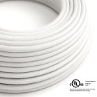  Round electrical cable 150 ft (45.72 m) reel RC01 white cotton - UL listed