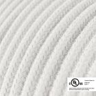  Round electrical cable 150 ft (45.72 m) reel RC01 white cotton - UL listed