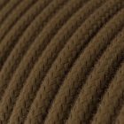  Round electrical cable 150 ft (45.72 m) reel RC13 brown cotton - UL listed