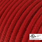  Round electrical cable 150 ft (45.72 m) reel RC35 Fire Red Cotton - UL listed