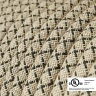 Round electrical cable, 150 ft (45.72 m) reel RD64 anthracite cotton and natural linen – UL listed