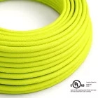  Round electrical cable, 150 ft (45.72 m) reel RF10 yellow Fluo Rayon – UL listed