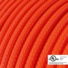 Round electrical cable 150 feet (45.72 m) reel RF15 Orange Fluo Rayon - UL listed