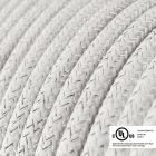  Round electrical cable 150 ft (45.72 m) reel RL01 sparkling white rayon – UL listed