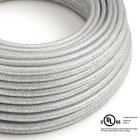  Round electrical cable 150 ft (45.72 m) reel RL02 shiny silver rayon – UL listed