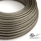  Round electrical cable 150 ft (45.72 m) reel RL03 shiny gray rayon – UL listed