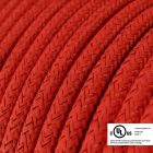  Round electrical cable 150 ft (45.72 m) reel RL09 shiny red rayon – UL listed
