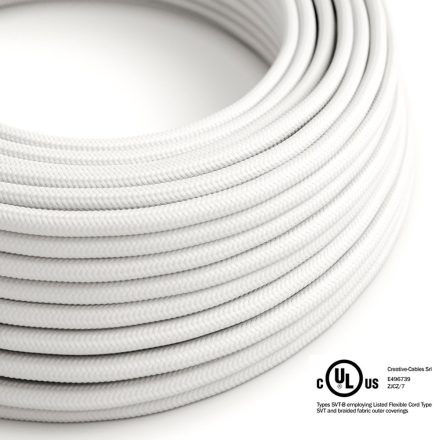  Round electrical cable 150 ft (45.72 m) reel RM01 white rayon – UL listed
