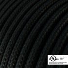  Round electrical cable 150 ft (45.72 m) reel RM04 black rayon - UL listed