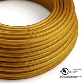    Round electrical cable 150 ft (45.72 m) reel RM05 Gold Rayon – UL listed