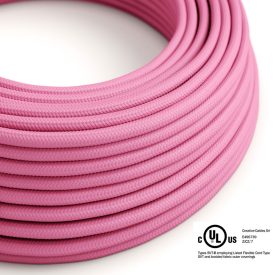    Round electrical cable 150 ft (45.72 m) reel RM08 Fuchsia Rayon – UL listed