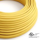  Round electrical cable 150 ft (45.72 m) reel RM10 yellow rayon – UL listed