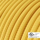  Round electrical cable 150 ft (45.72 m) reel RM10 yellow rayon – UL listed