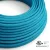  Round electrical cable 150 ft (45.72 m) reel RM11 cyan rayon – UL listed