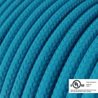  Round electrical cable 150 ft (45.72 m) reel RM11 cyan rayon – UL listed