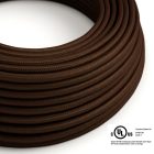  Round electrical cable 150 ft (45.72 m) reel RM13 brown rayon – UL listed