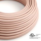  Round electrical cable 150 ft (45.72 m) reel RM16 Baby Pink Rayon – UL listed