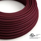  Round electrical cable 150 feet (45.72 m) reel RM19 Burgundy Rayon – UL listed