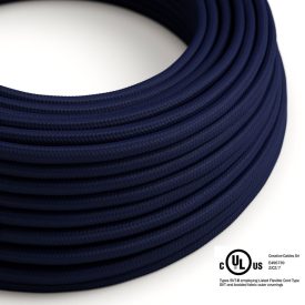    Round electrical cable 150 ft (45.72 m) reel RM20 dark blue rayon – UL listed