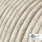  Round electrical cable 150 ft (45.72 m) reel RN01 Neutral Natural Linen – UL listed