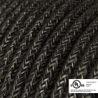  Round electrical cable 150 ft (45.72 m) reel RN03 anthracite natural linen - UL listed