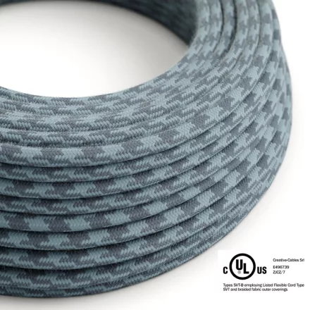 Round electrical cable 150 ft (45.72 m) reel RP25 two-tone stone gray and ocean cotton – UL listed