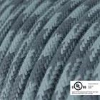  Round electrical cable 150 ft (45.72 m) reel RP25 two-tone stone gray and ocean cotton – UL listed