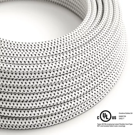  Round electrical cable 150 ft (45.72 m) reel RT14 Stracciatella Rayon - UL listed