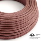  Round electrical cable 150 ft (45.72 m) reel RX11 Marsala cotton – UL listed