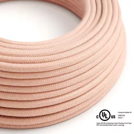    Round electrical cable 150 ft (45.72 m) reel RX13 Salmon Cotton – UL listed