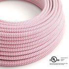  Round electrical cable 150 ft (45.72 m) reel RZ08 ZigZag Fuchsia Rayon – UL listed