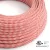 Round electrical cable 150 feet (45.72 m) reel RZ09 ZigZag Red Rayon - UL listed