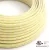 Round electrical cable 150 ft (45.72 m) reel RZ10 ZigZag Yellow Rayon – UL listed