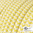 Round electrical cable 150 ft (45.72 m) reel RZ10 ZigZag Yellow Rayon – UL listed