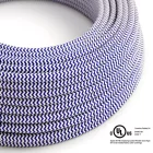  Round electrical cable 150 ft (45.72 m) reel RZ12 ZigZag Blue Rayon – UL listed