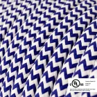  Round electrical cable 150 ft (45.72 m) reel RZ12 ZigZag Blue Rayon – UL listed