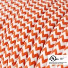  Round electrical cable 150 ft (45.72 m) reel RZ15 ZigZag Orange Rayon – UL listed