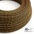  Round electrical cable 150 ft (45.72 m) reel RZ24 ZigZag Gold and Black Rayon – UL listed