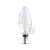 LED bulb Olive 4.5 W 470 Lm E14 Transparent 2700 K