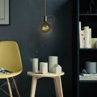 LED gold bulb for pendant lamp - Globe G125 Single Filament "Love" - 4.5 W 250 lm E27 1800 K dimmable