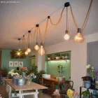 LED gold bulb for pendant lamp - Globe G125 Single Filament "Love" - 4.5 W 250 lm E27 1800 K dimmable