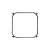 Square cage - Lamp structure