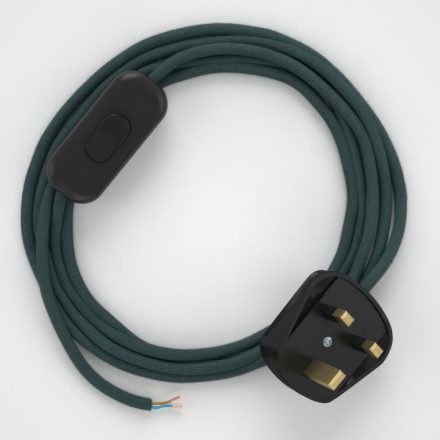  Lamp wiring, RC30 Stone Gray cotton 1.80 m.