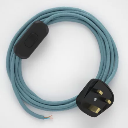  Lamp cables, RC53 Ocean cotton 1.80 m.