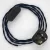  Lamp cord, TM20 dark blue rayon 1.80 m.
