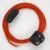  Lamp wiring, RM15 orange rayon 1.80 m.