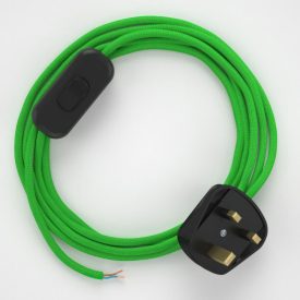  Lamp connection, RM18 Lime Green Rayon 1.80 m.