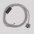 Lamp cord with gray linen cable, 1.80 m